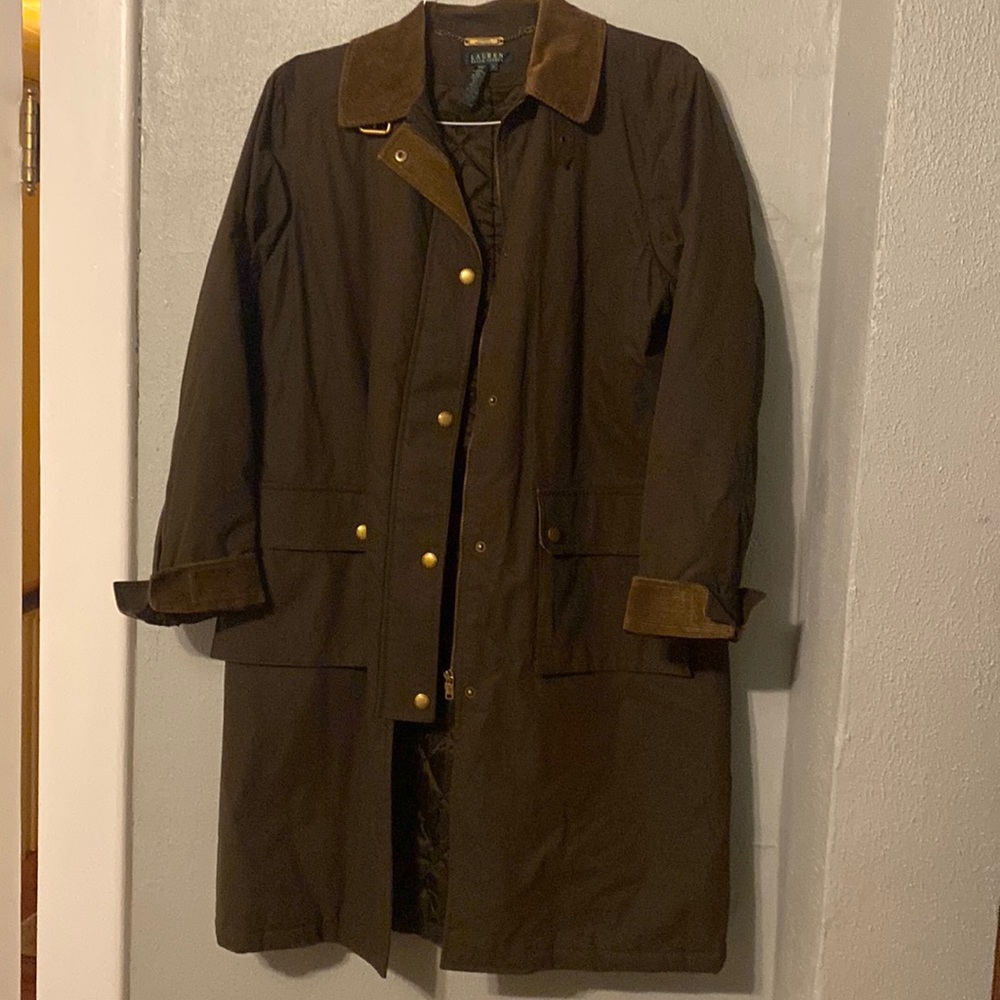 Ralph Lauren quilted long coat